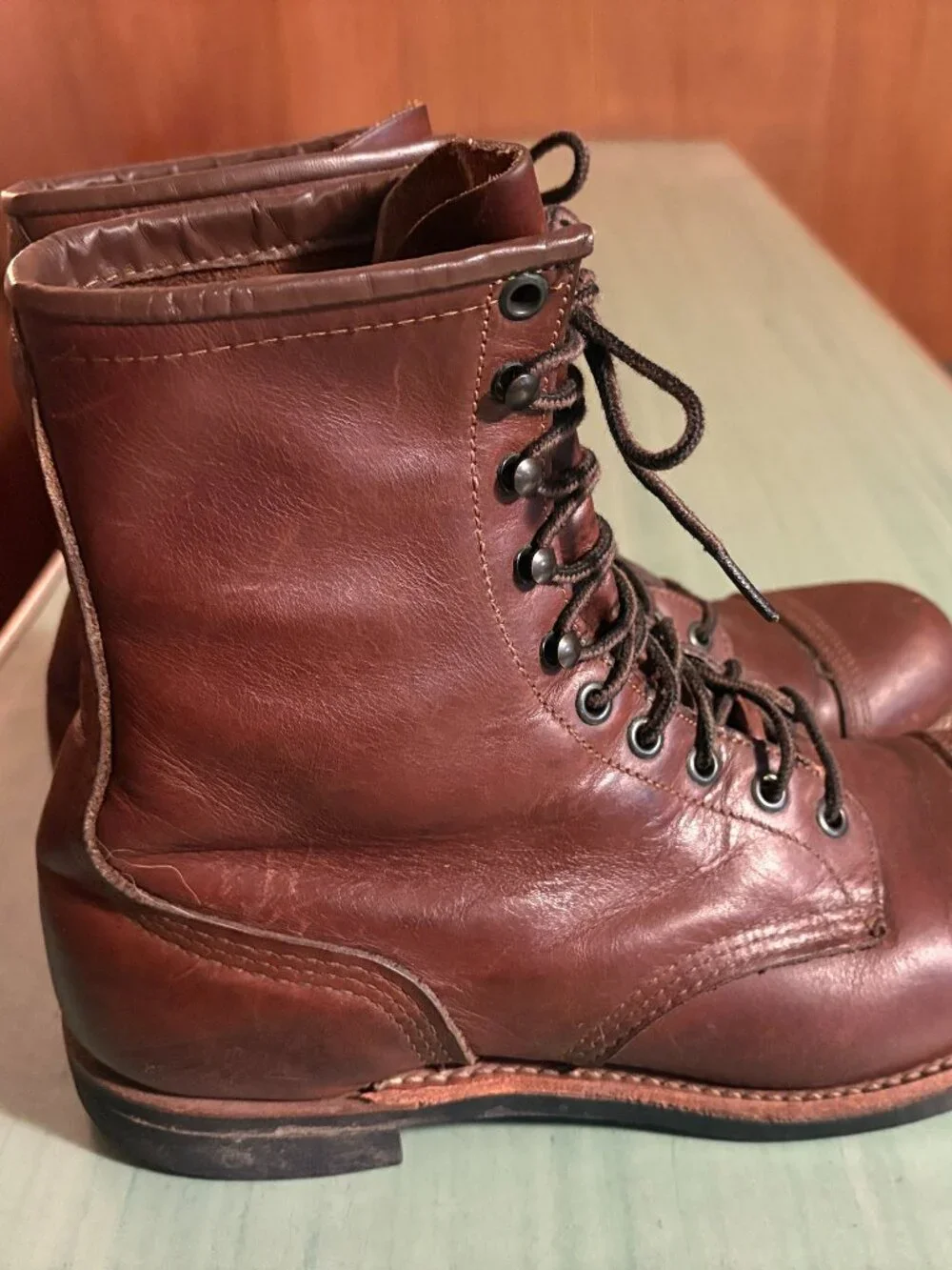Mens Red Wing Indian Motorcycles Iron Ranger 4313 Cap Toe Boots Size 10 D